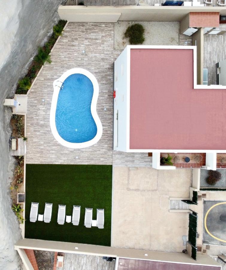 Luxury Villa Masca With Private Heated Pool Free Car Rental In May And June أذيخي المظهر الخارجي الصورة